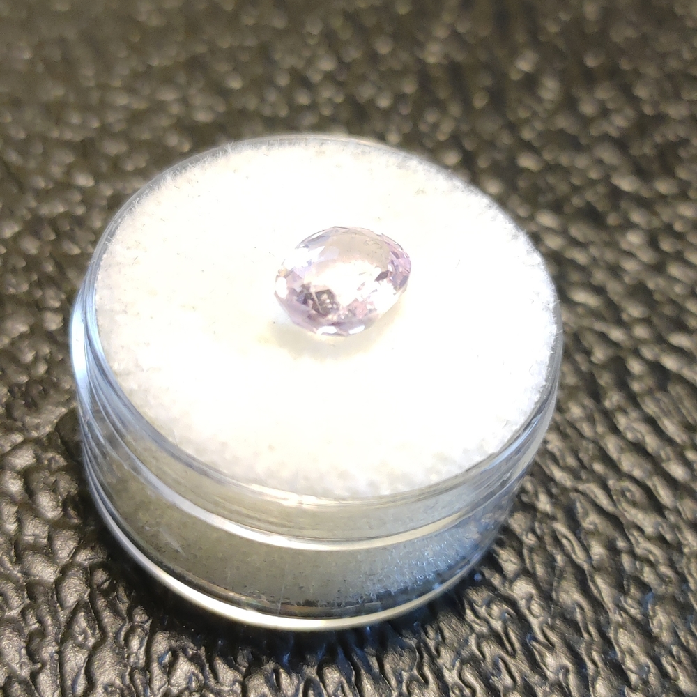 Faceted Pink Kunzite Gemstone #141